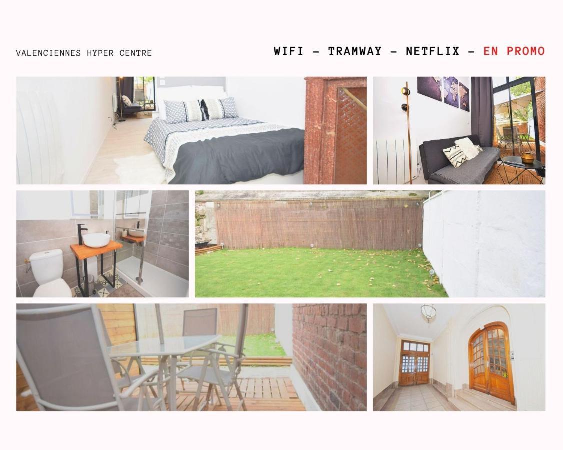 Hyper Centre Valenciennes - Wifi - Terrasse - Tramway - Lerelaisdodile2 Διαμέρισμα Εξωτερικό φωτογραφία